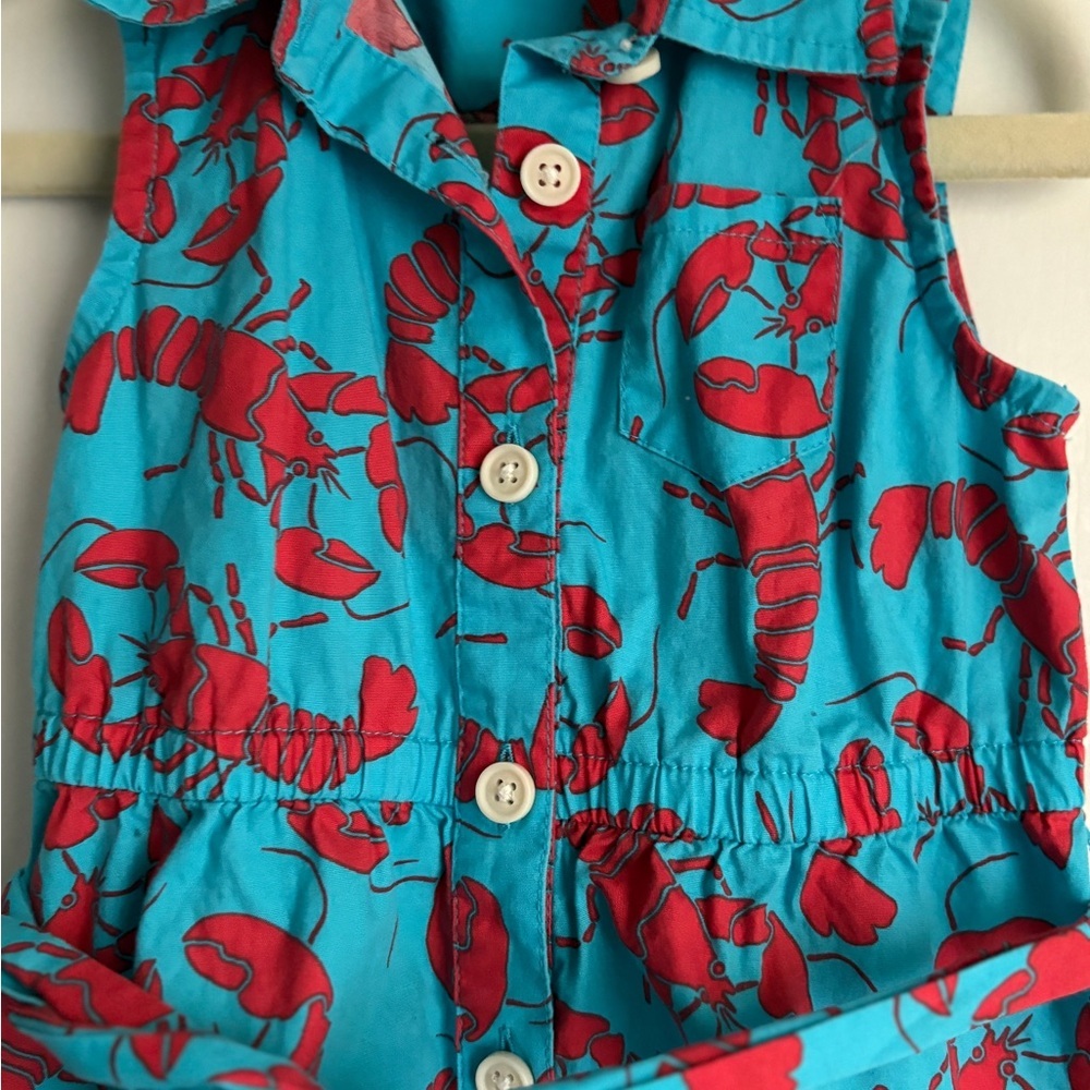 CrewCuts Lobster Print Dress 2T - Picture 2 of 4